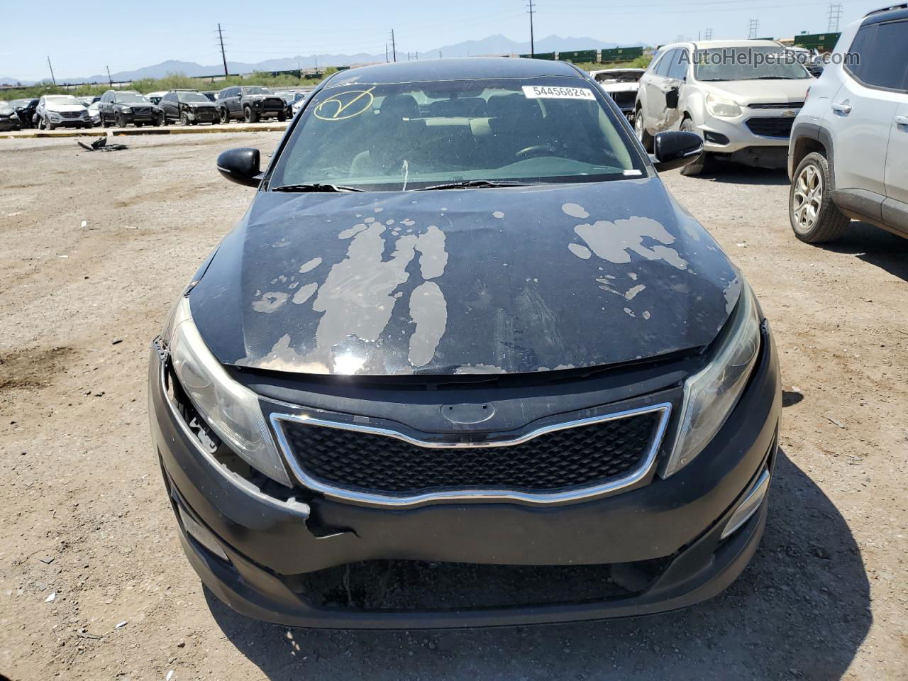 2014 Kia Optima Lx Черный vin: 5XXGM4A77EG302476