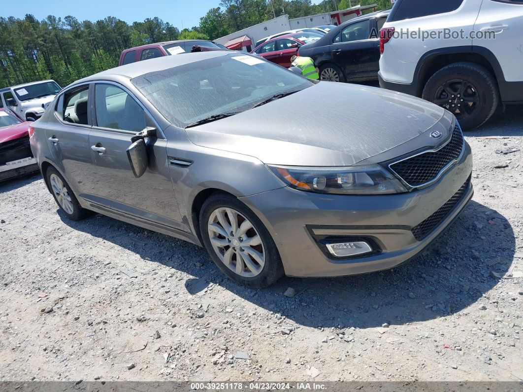 2014 Kia Optima Lx Brown vin: 5XXGM4A77EG304258