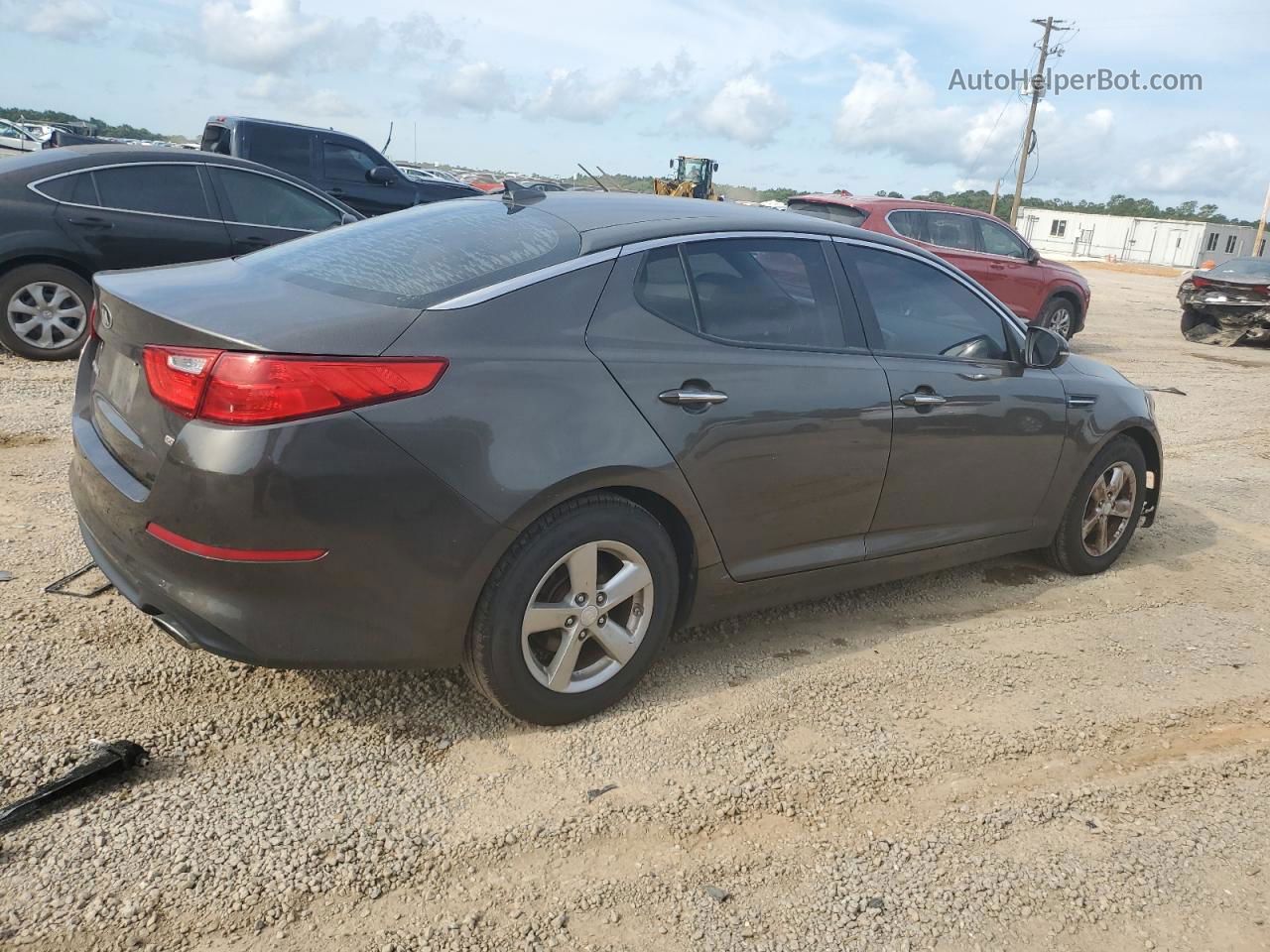 2014 Kia Optima Lx Brown vin: 5XXGM4A77EG306012