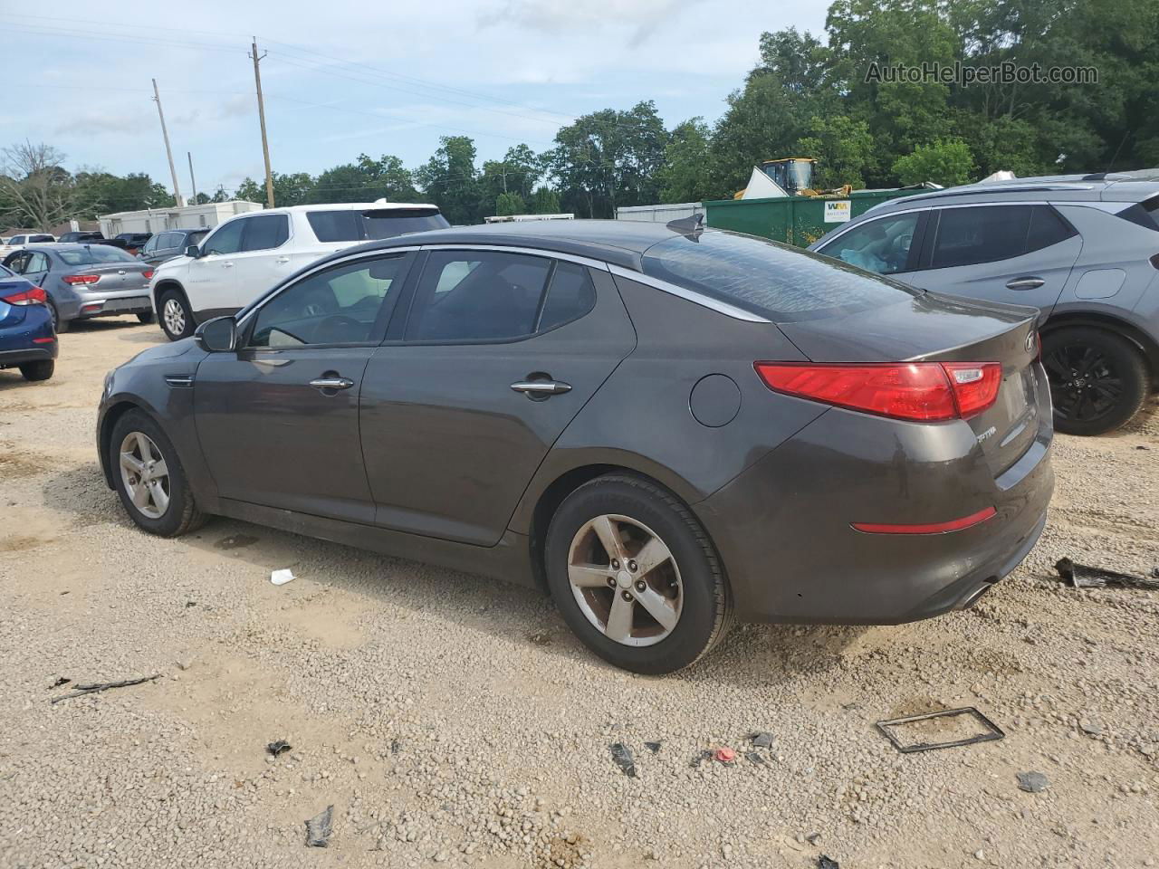 2014 Kia Optima Lx Brown vin: 5XXGM4A77EG306012