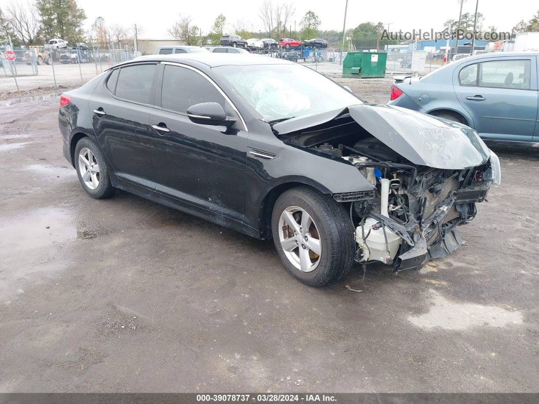 2014 Kia Optima Lx Black vin: 5XXGM4A77EG316748