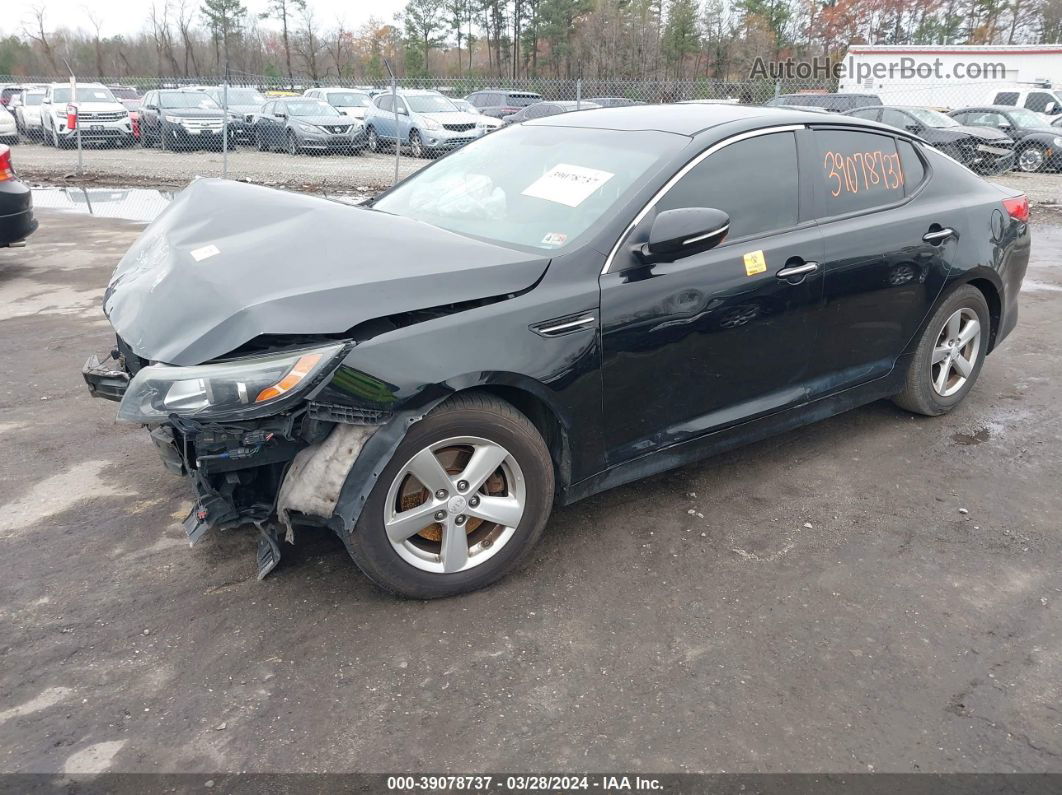 2014 Kia Optima Lx Black vin: 5XXGM4A77EG316748