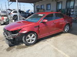 2014 Kia Optima Lx Red vin: 5XXGM4A77EG318922