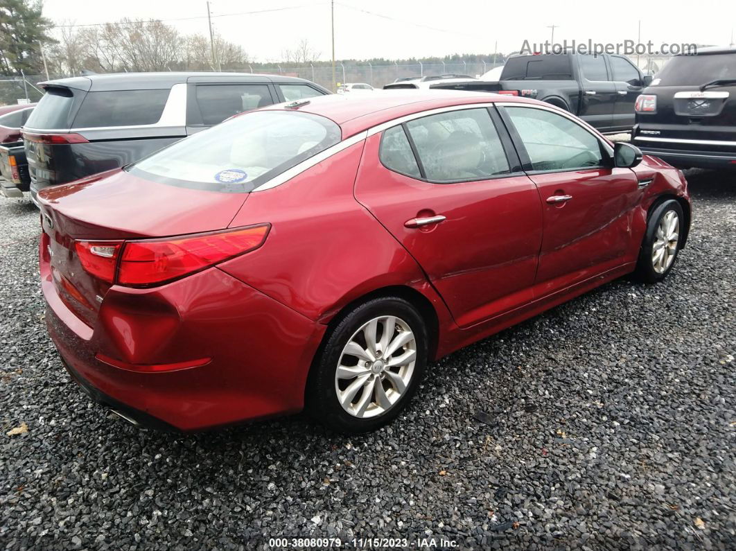 2014 Kia Optima Lx Красный vin: 5XXGM4A77EG320069