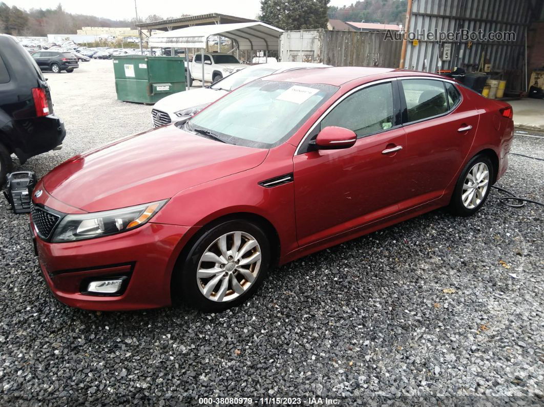 2014 Kia Optima Lx Красный vin: 5XXGM4A77EG320069