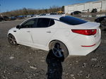 2014 Kia Optima Lx White vin: 5XXGM4A77EG324347