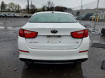 2014 Kia Optima Lx White vin: 5XXGM4A77EG327653