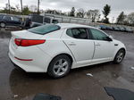 2014 Kia Optima Lx White vin: 5XXGM4A77EG327653