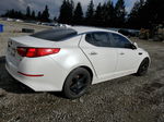 2014 Kia Optima Lx White vin: 5XXGM4A77EG345909