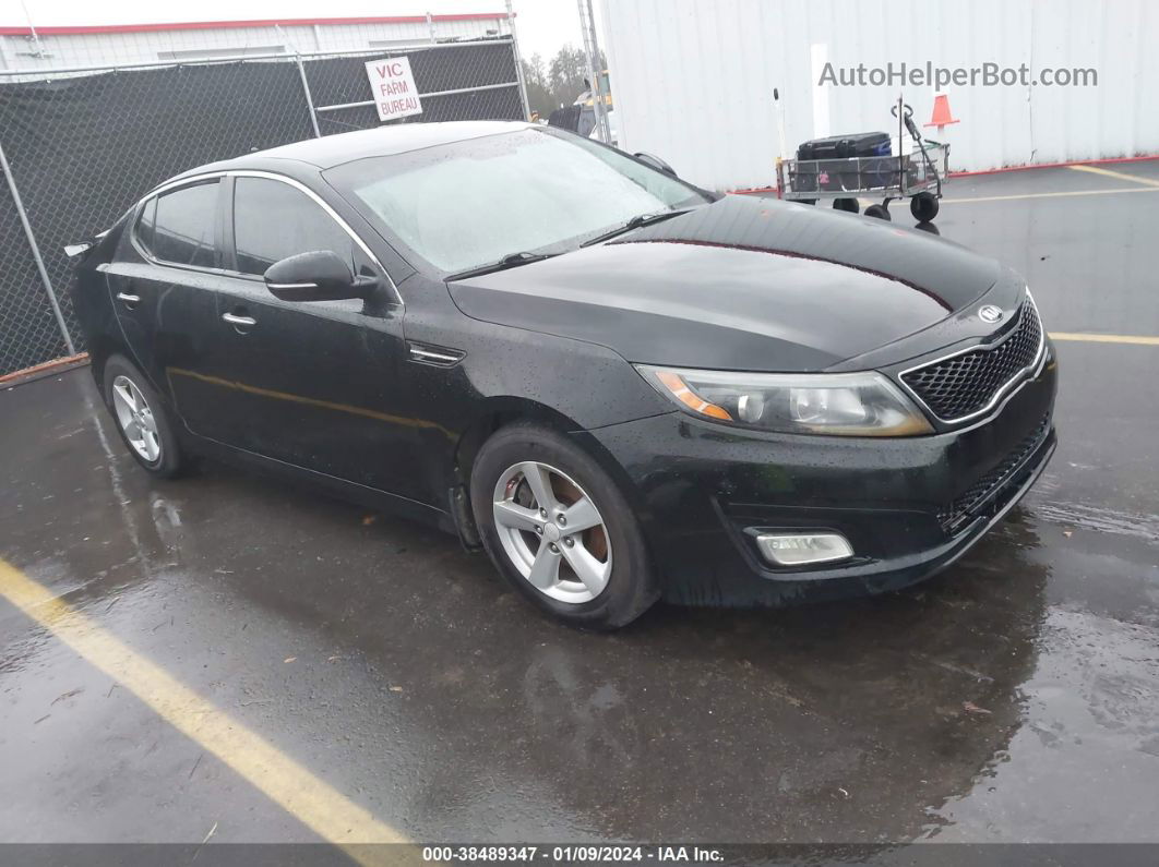 2015 Kia Optima Lx Черный vin: 5XXGM4A77FG389779