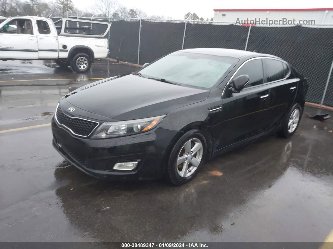 2015 Kia Optima Lx Черный vin: 5XXGM4A77FG389779