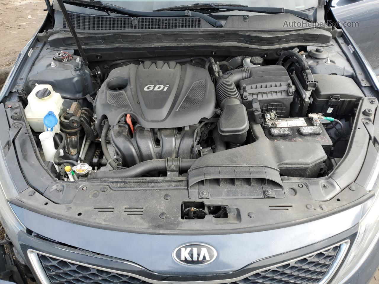 2015 Kia Optima Lx Синий vin: 5XXGM4A77FG413563