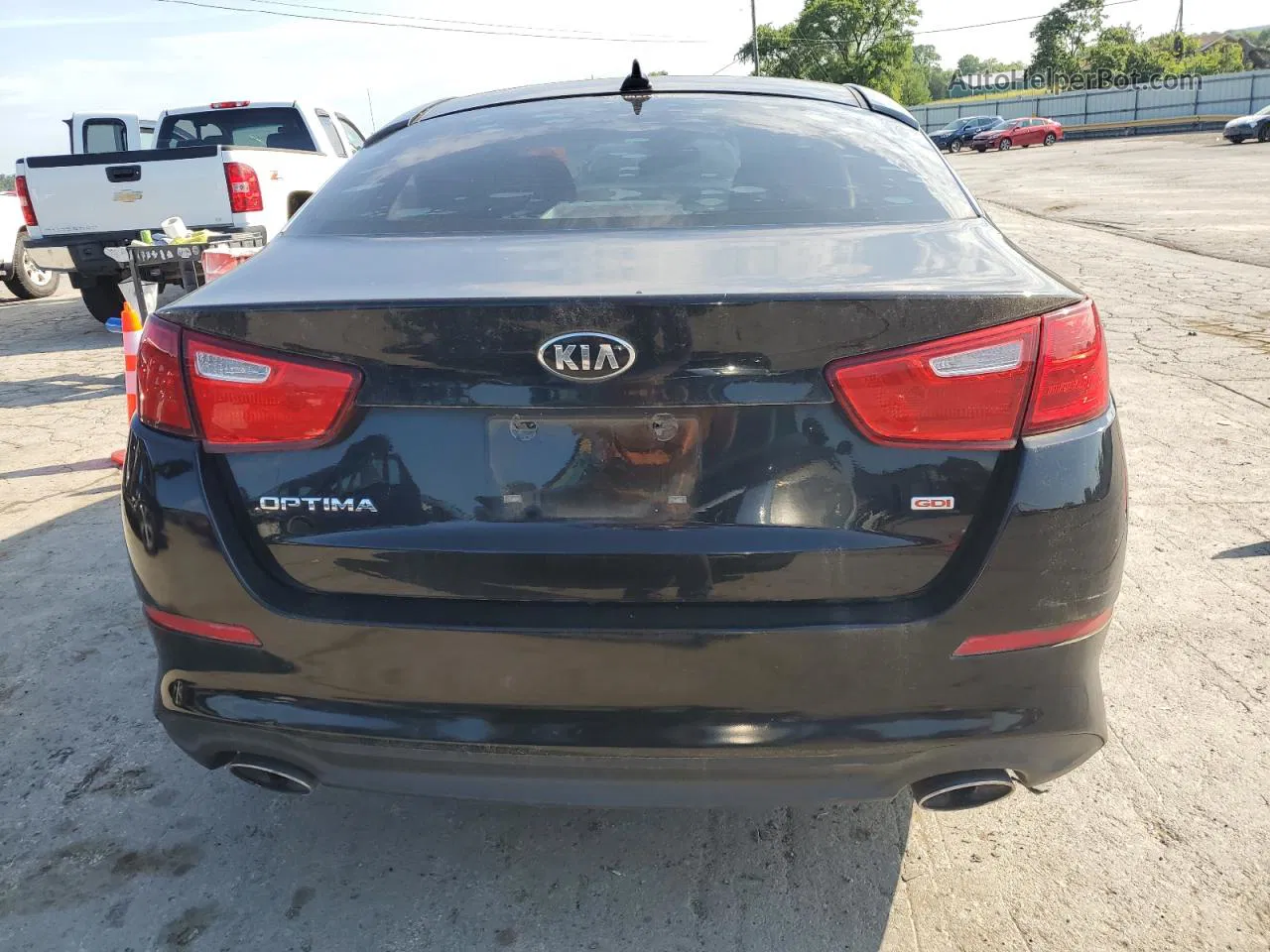 2015 Kia Optima Lx Black vin: 5XXGM4A77FG433411