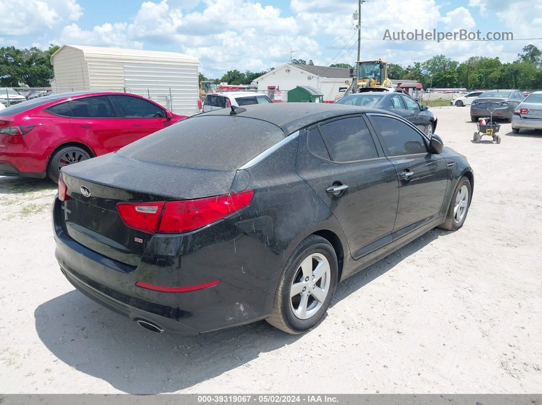 2015 Kia Optima Lx Black vin: 5XXGM4A77FG450922