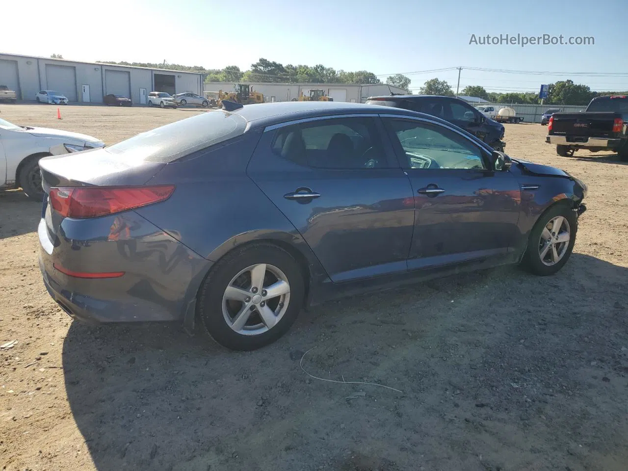 2015 Kia Optima Lx Синий vin: 5XXGM4A77FG476209