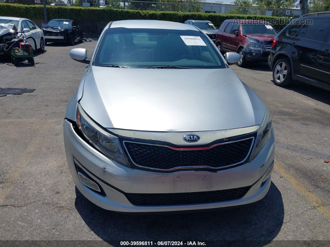 2015 Kia Optima Lx Серебряный vin: 5XXGM4A77FG494452