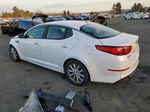 2015 Kia Optima Lx White vin: 5XXGM4A77FG496024