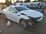 2015 Kia Optima Lx White vin: 5XXGM4A77FG496024