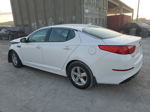 2015 Kia Optima Lx White vin: 5XXGM4A77FG501528