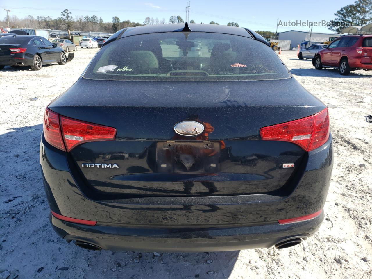 2013 Kia Optima Lx Black vin: 5XXGM4A78DG210761