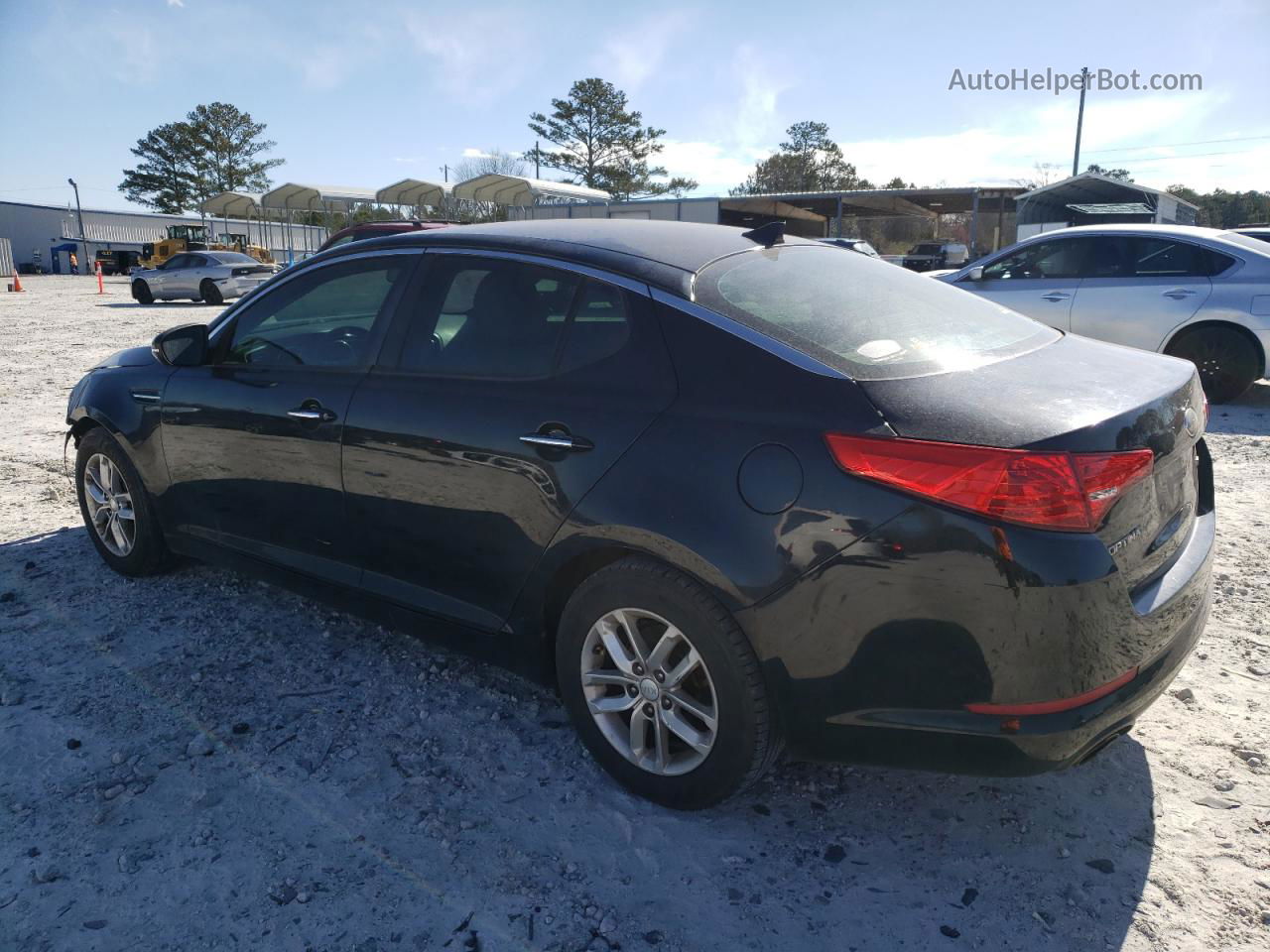 2013 Kia Optima Lx Black vin: 5XXGM4A78DG210761