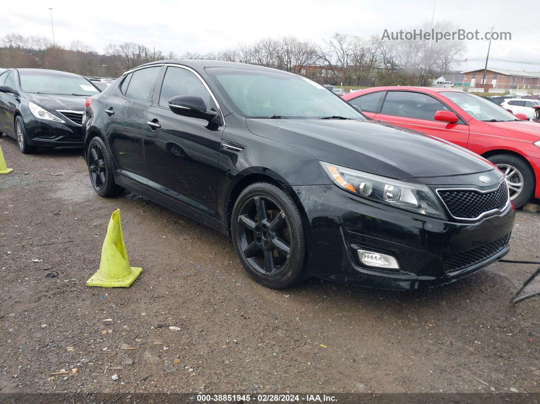 2014 Kia Optima Lx Black vin: 5XXGM4A78EG260982