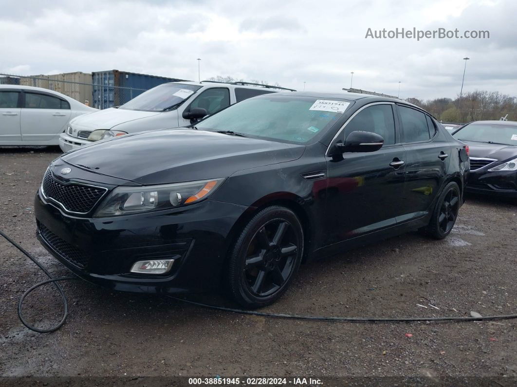 2014 Kia Optima Lx Black vin: 5XXGM4A78EG260982