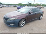 2014 Kia Optima Lx Maroon vin: 5XXGM4A78EG261517