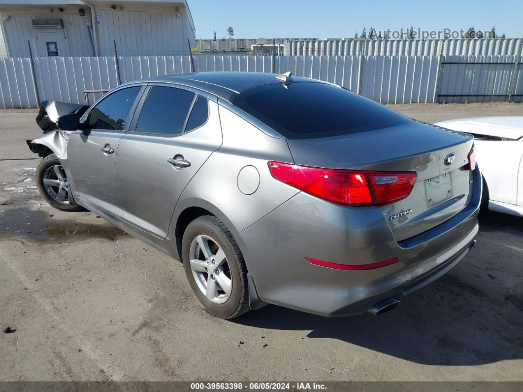 2014 Kia Optima Lx Gray vin: 5XXGM4A78EG279676