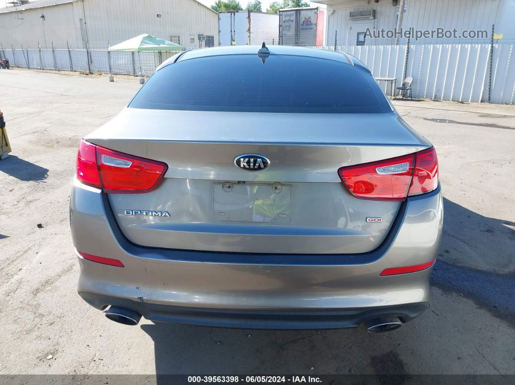 2014 Kia Optima Lx Gray vin: 5XXGM4A78EG279676