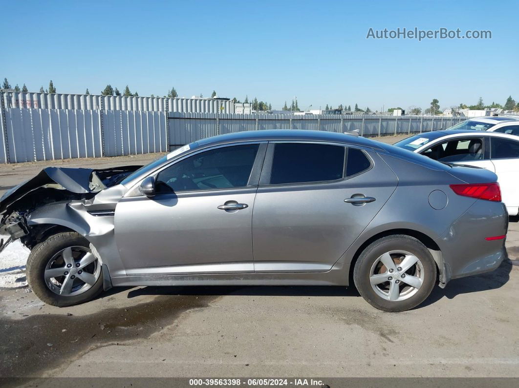 2014 Kia Optima Lx Gray vin: 5XXGM4A78EG279676