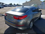 2014 Kia Optima Lx Gray vin: 5XXGM4A78EG279676