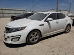 2014 Kia Optima Lx White vin: 5XXGM4A78EG279774