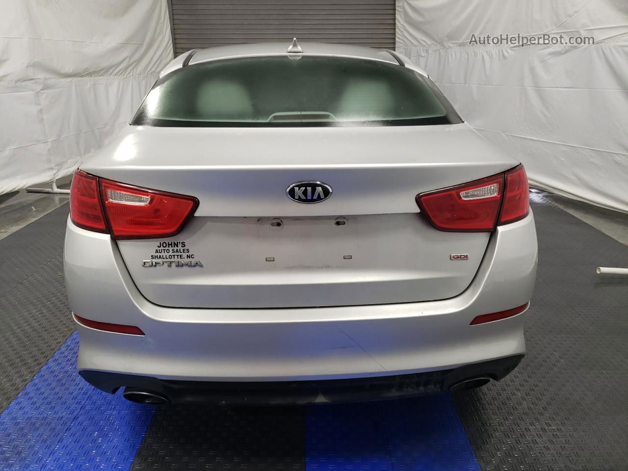 2014 Kia Optima Lx Silver vin: 5XXGM4A78EG294744