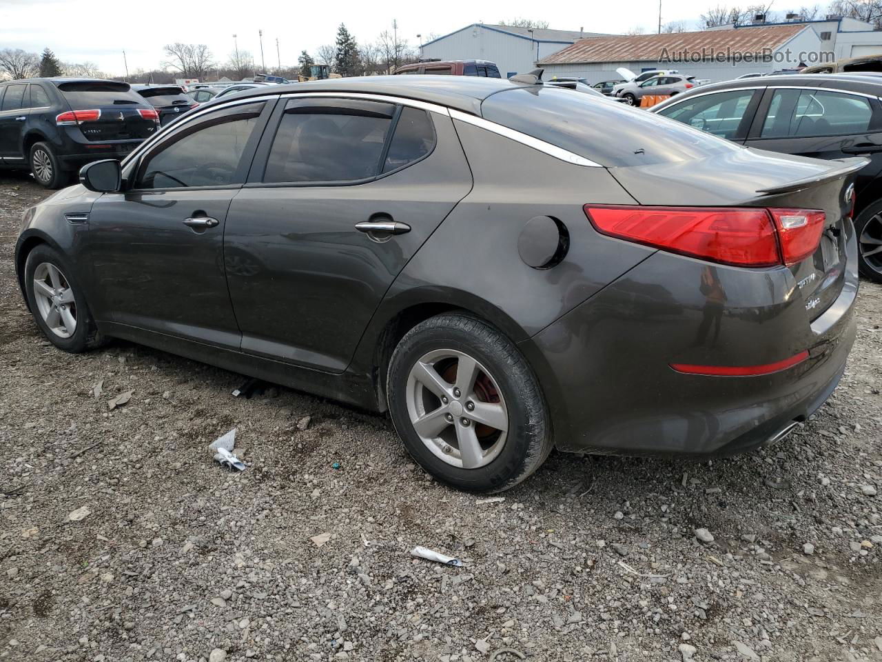 2014 Kia Optima Lx Желто-коричневый vin: 5XXGM4A78EG296090