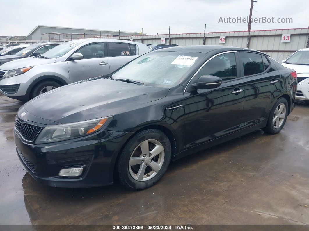 2014 Kia Optima Lx Black vin: 5XXGM4A78EG301269