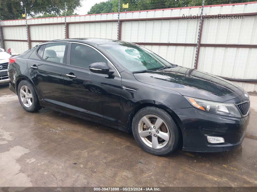 2014 Kia Optima Lx Black vin: 5XXGM4A78EG301269