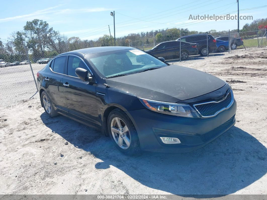 2014 Kia Optima Lx Black vin: 5XXGM4A78EG301823