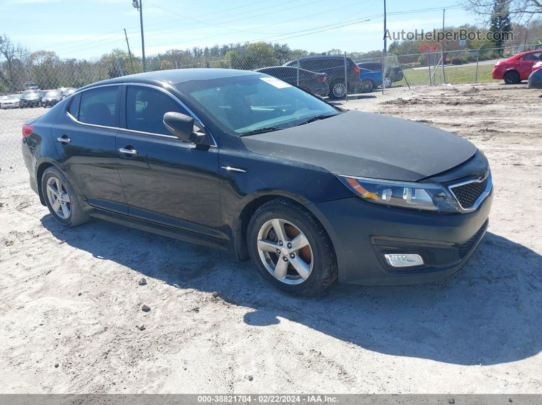 2014 Kia Optima Lx Черный vin: 5XXGM4A78EG301823