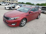 2014 Kia Optima Lx Burgundy vin: 5XXGM4A78EG310263