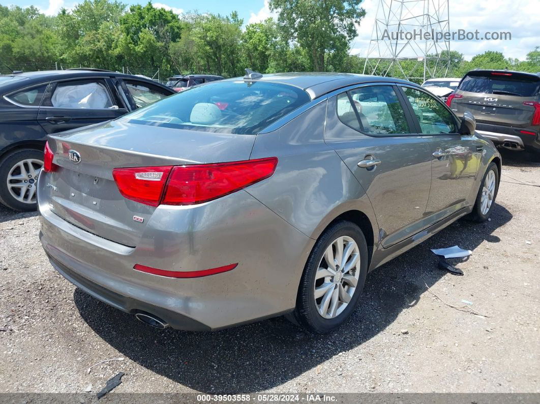 2014 Kia Optima Lx Серебряный vin: 5XXGM4A78EG340332