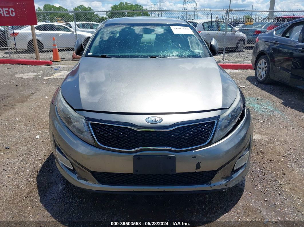 2014 Kia Optima Lx Silver vin: 5XXGM4A78EG340332