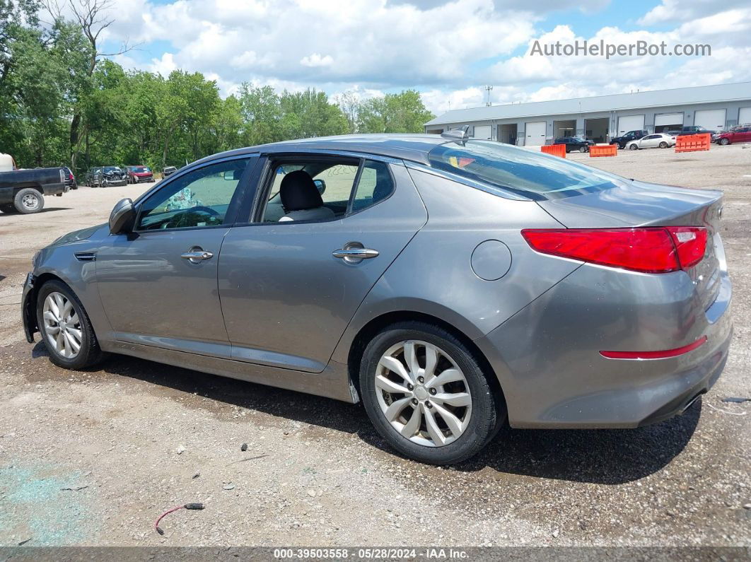 2014 Kia Optima Lx Серебряный vin: 5XXGM4A78EG340332