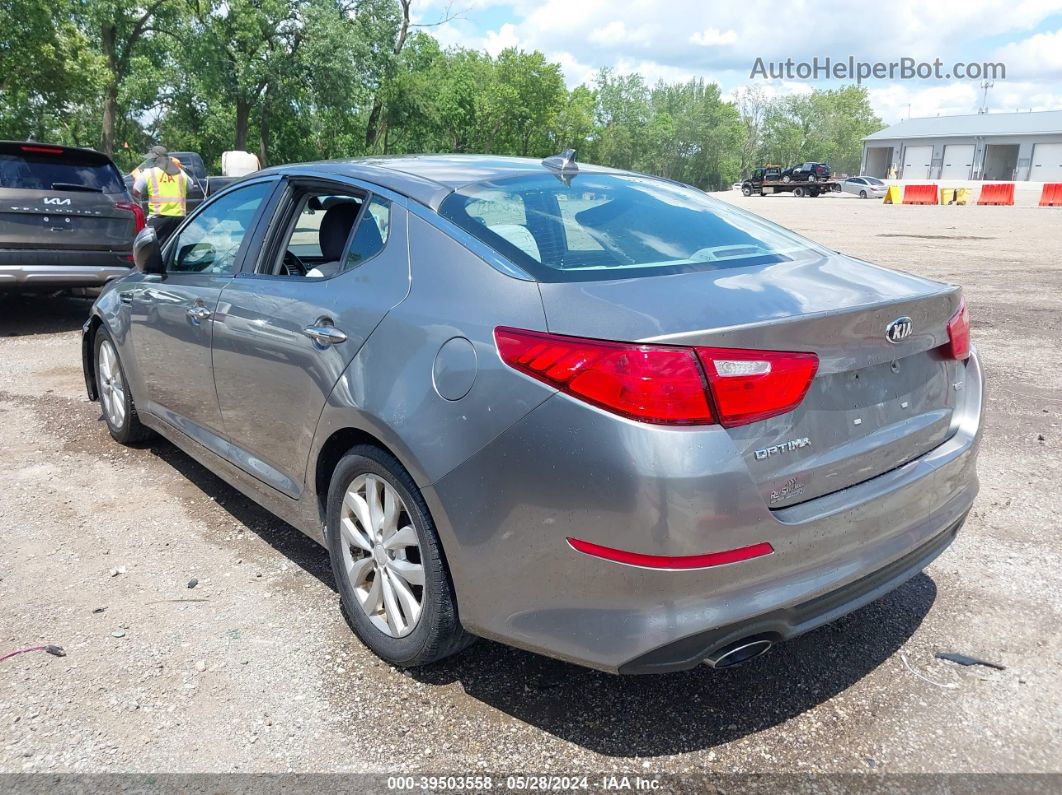 2014 Kia Optima Lx Silver vin: 5XXGM4A78EG340332