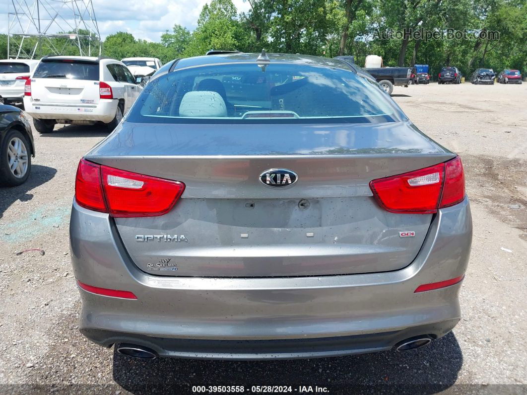 2014 Kia Optima Lx Silver vin: 5XXGM4A78EG340332