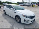 2014 Kia Optima Lx White vin: 5XXGM4A78EG341058