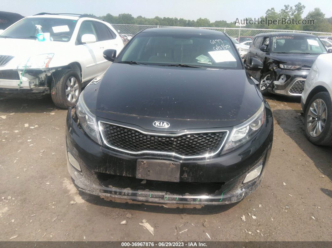 2014 Kia Optima Lx Black vin: 5XXGM4A78EG346177