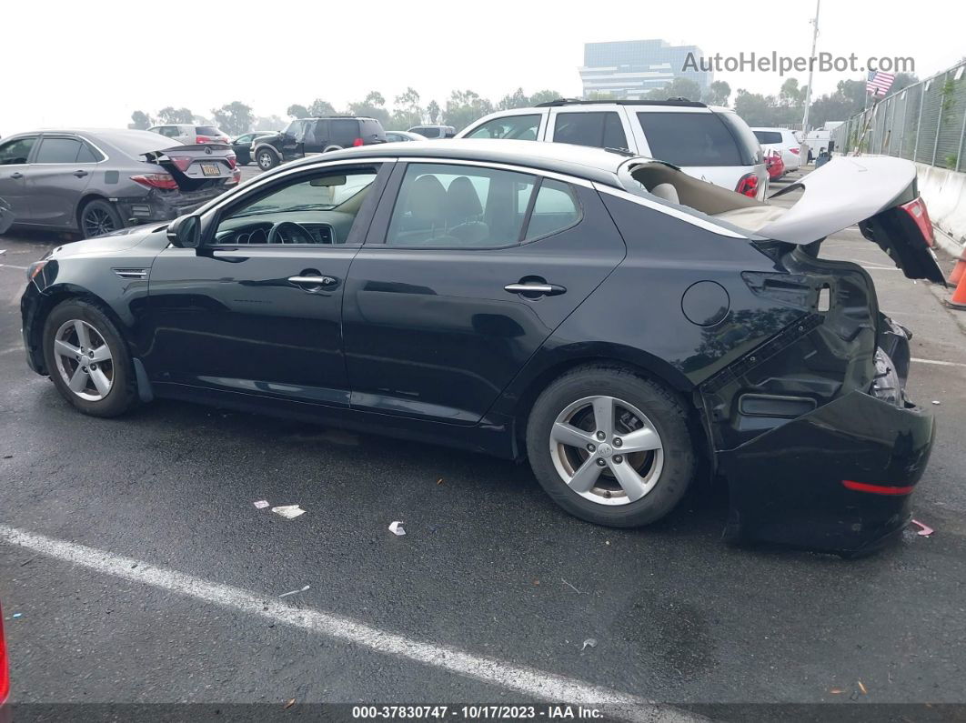 2015 Kia Optima Lx Black vin: 5XXGM4A78FG383568