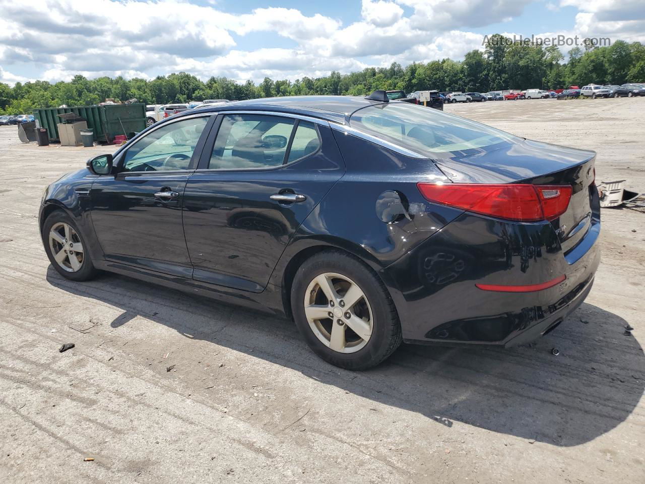 2015 Kia Optima Lx Black vin: 5XXGM4A78FG392013