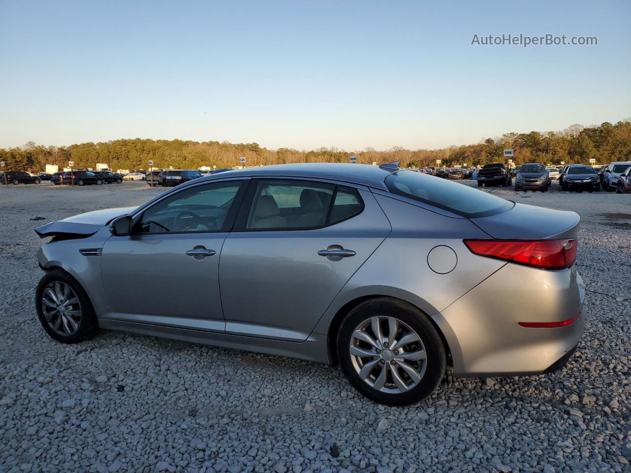 2015 Kia Optima Lx Silver vin: 5XXGM4A78FG394103